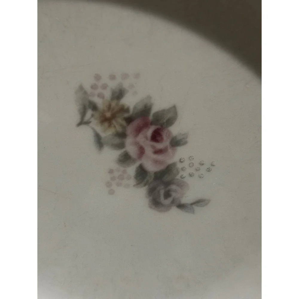 Jessica McClintock Westbury Court Clarise Soup Bowls Floral Pink Plaid Set of 3
